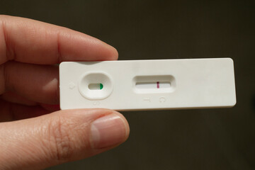 waiting a result of pregnancy test