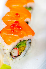 fresh sushi choice combination assortment selection