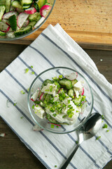 salad with radish