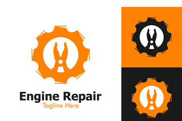 Illustration Vector Graphic of Engine Repair Logo. Perfect to use for Technology Company