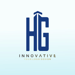 modern logo brand for real estate group