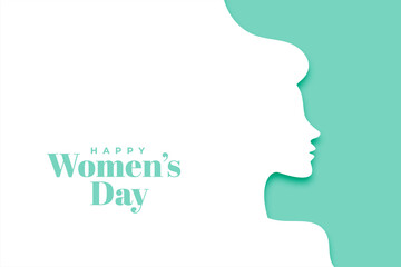simple womens day wishes background