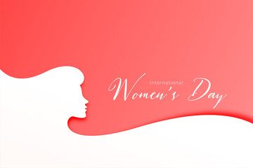 happy womens day greeting design background