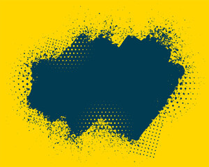 abstract grunge texture on yellow background