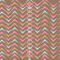 Symmetrical patterns of pink and blue stripes. The design is suitable for printing and printing on fabric, wallpaper, backdrop, clothes, stationery.