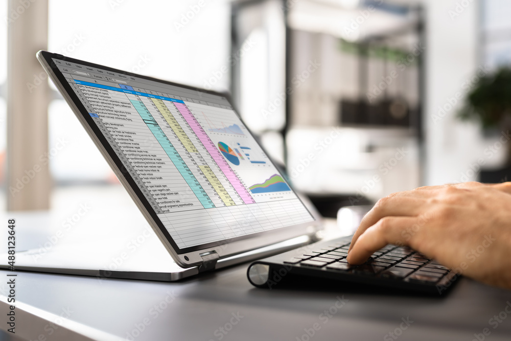 Aufkleber spreadsheet business data analyst