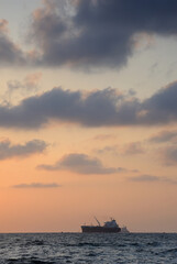 Obraz premium Mediterranean coast in southern Israel near the city of Ashkelon