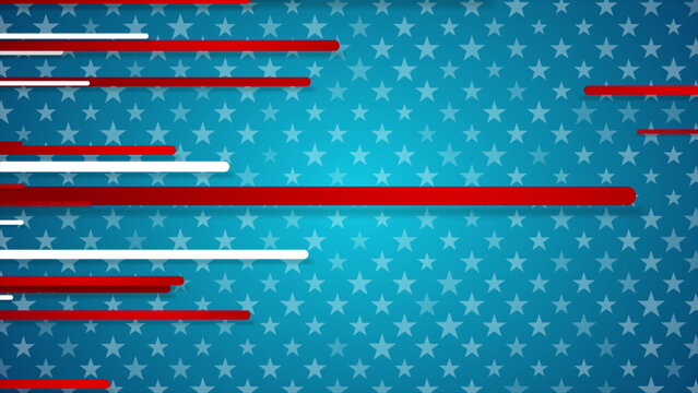USA stars and stripes abstract background