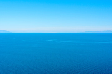 Fototapeta premium Lake Baikal at sunny summer day. Beauty of nature concept. Soft focus
