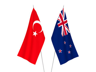 New Zealand and Turkey flags