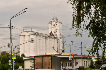 Elevator and flour mill of the city.