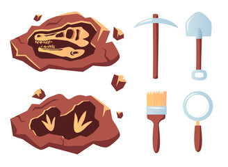 paleontology tools © Oleg and Polly