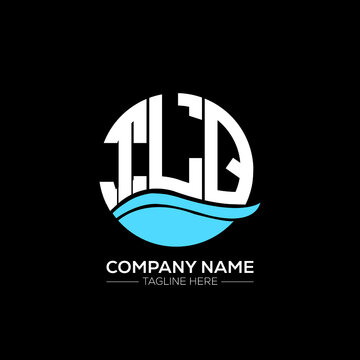 TLQ logo monogram isolated on circle element design template, TLQ letter logo design on black background. TLQ creative initials letter logo concept.  TLQ letter design.
