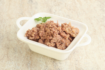 Canned tuna fish for salad
