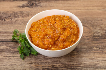 Caucasian cuisine - Mangal salad with vegetables