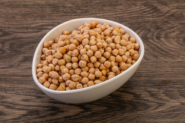 Vegan cuisine - Dry chickpea heap