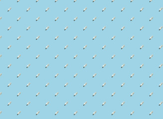 the concept of saving the earth. seamless pattern fluorescent lamps.