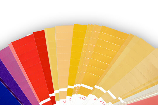 Metallic color foils swatches - Ventaglio di colori metallici laminati