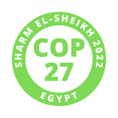 COP 27 in Sharm el-Sheikh, Egypt symbol