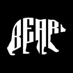 bear logotype vector, editable and used for corporate or company logo