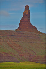 Monument Valley, Arizona, Utah, USA, Sentinel Mesa, West Mitten Butte, East Mitten Butte Merrick Butte