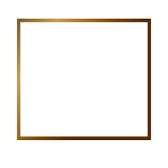 Złota ramka kwadrat