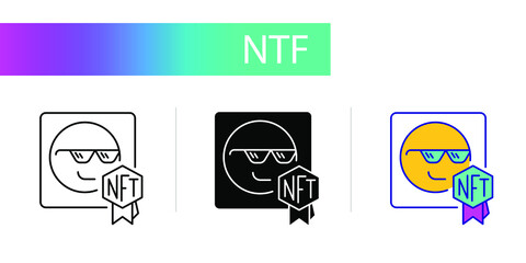 Meme. Three icons for web design