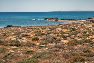 Ayia Napa rocky coastlane, Cyprus.