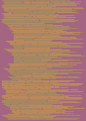 Code on screen vector illustration, flat cartoon coding lines simulation