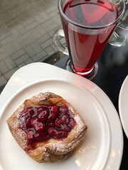 breakfast with jam