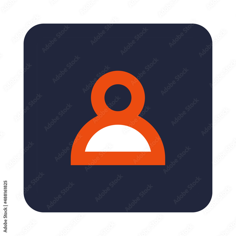 Poster profile icon is made to complement your design needs, such as mobile and web applications, business 