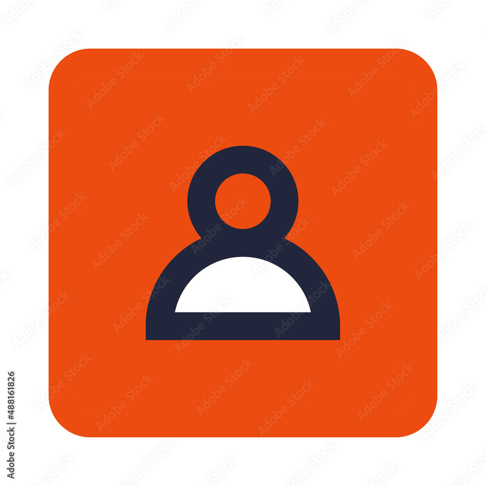 Poster profile icon is made to complement your design needs, such as mobile and web applications, business 