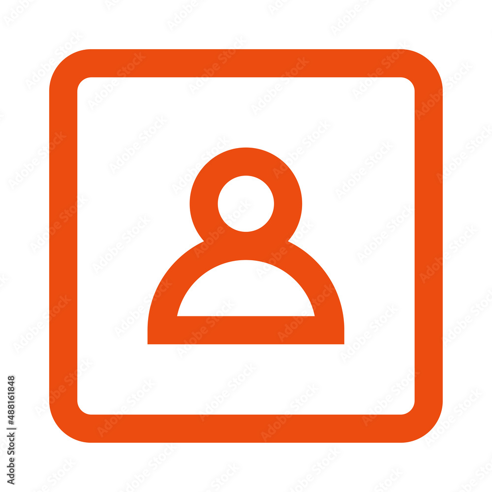 Poster profile icon is made to complement your design needs, such as mobile and web applications, business 
