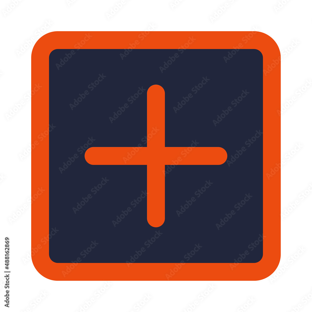 Poster square add icon is made to complement your design needs, such as mobile and web applications, busine