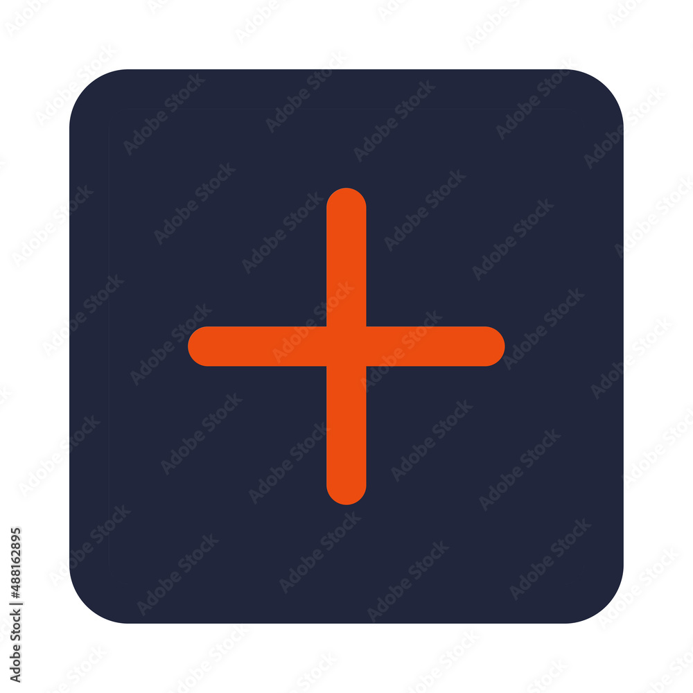 Poster square add icon is made to complement your design needs, such as mobile and web applications, busine