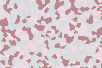 New fashion pink background, silver base layout, shiny metal painting