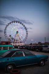 ferris wheel in the night