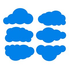 cloud pattern background vector design