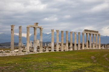 Fototapeta premium Laodikeia Ancient City in Denizli Province