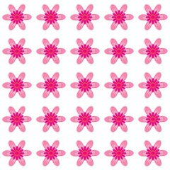 Colored Flowers Pattern