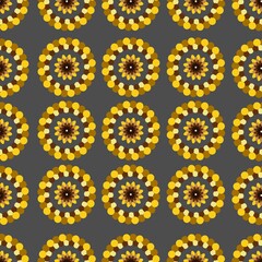 Colored Flowers Pattern