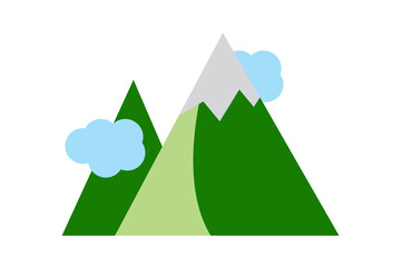 Mountain Isolated Vector which can be easily modified or edit