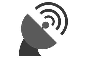 Satellite Signals Isolated Vector which can be easily modified or edit