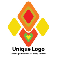 Colorful illustration for logo and icon.