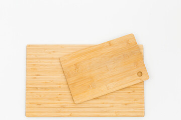 wooden boards  on a white background
