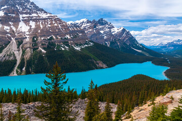 lake in the mountains