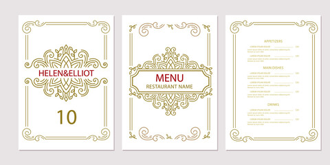 Vector decorative frame. Elegant element for design template, place for text. Floral border. Lace decor for birthday and greeting card, wedding invitation.