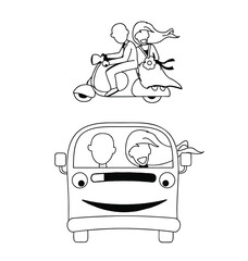 illustration of a person wedding