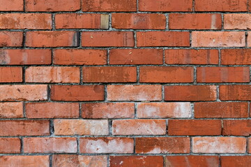 Red brick wall background