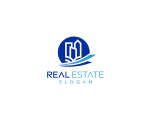 Abstract real estate home logo design, real estate logo , reality logo design